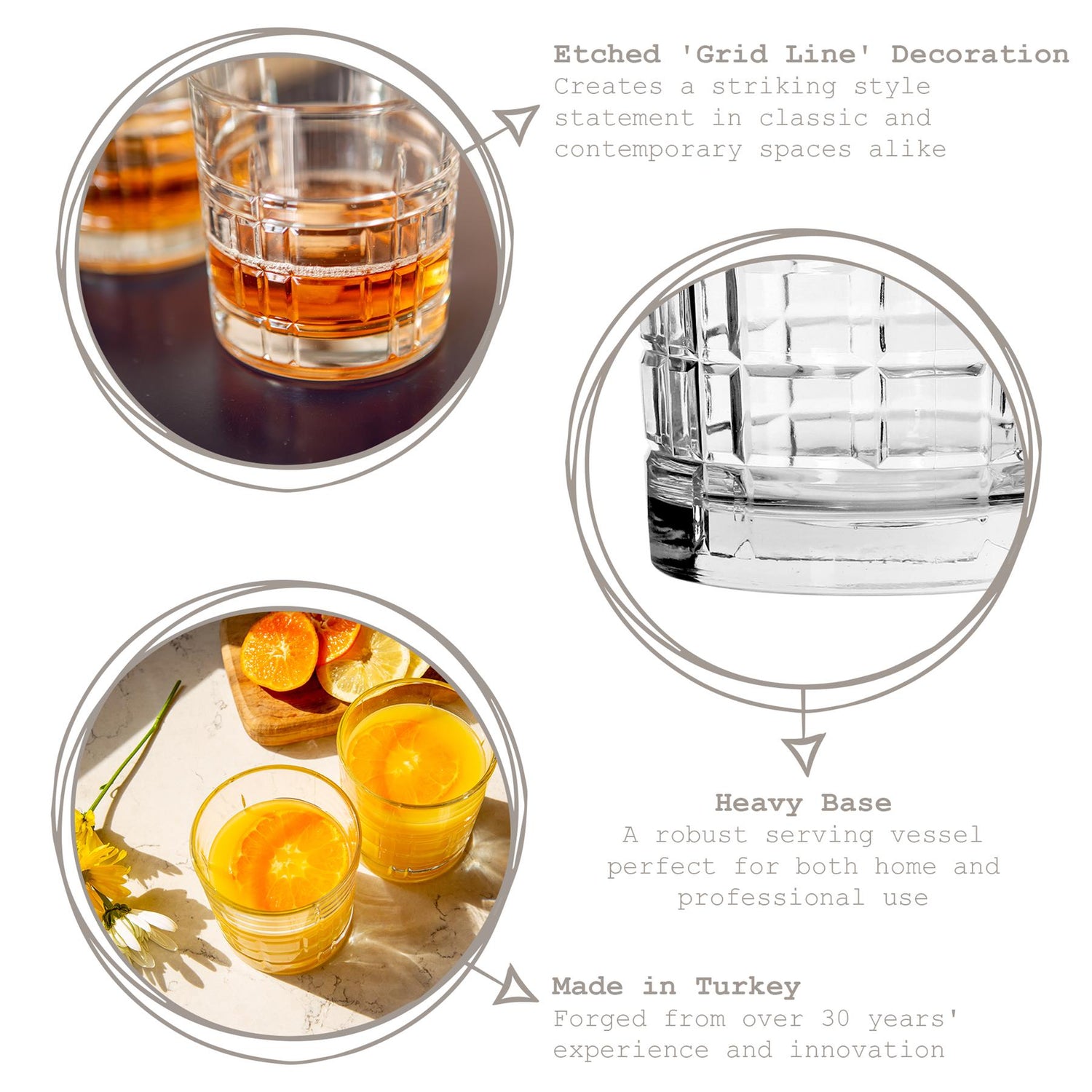 325ml Brit Whiskey Glass
