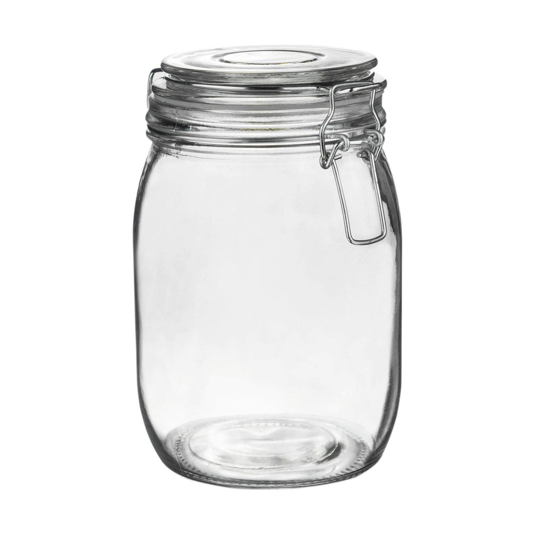 Argon Tableware Glass Storage Jar - 1 Litre - Clear Seal