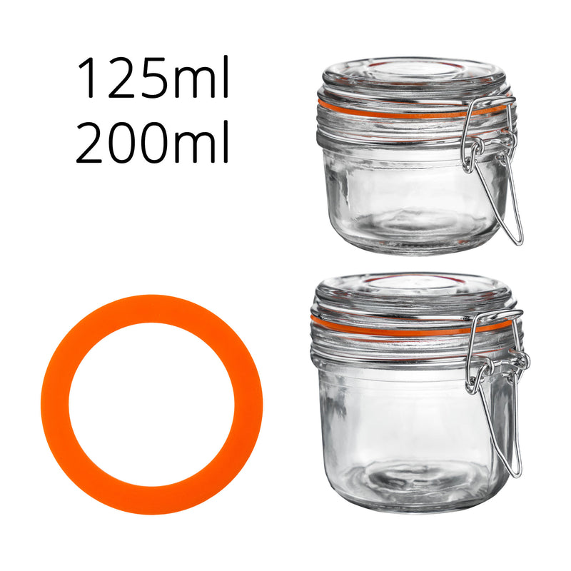 Argon Tableware Orange Seal - 125ml, 200ml