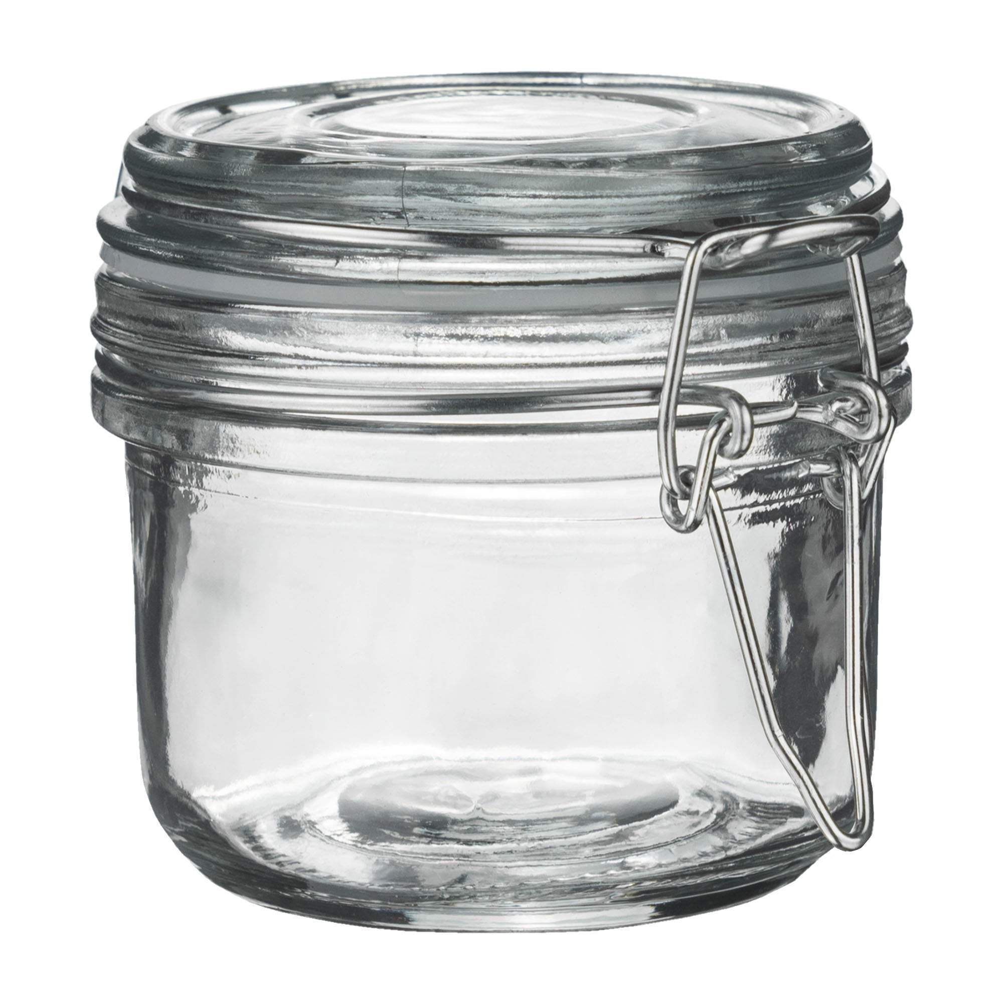 Argon Tableware Glass Storage Jar - 125ml - Clear Seal