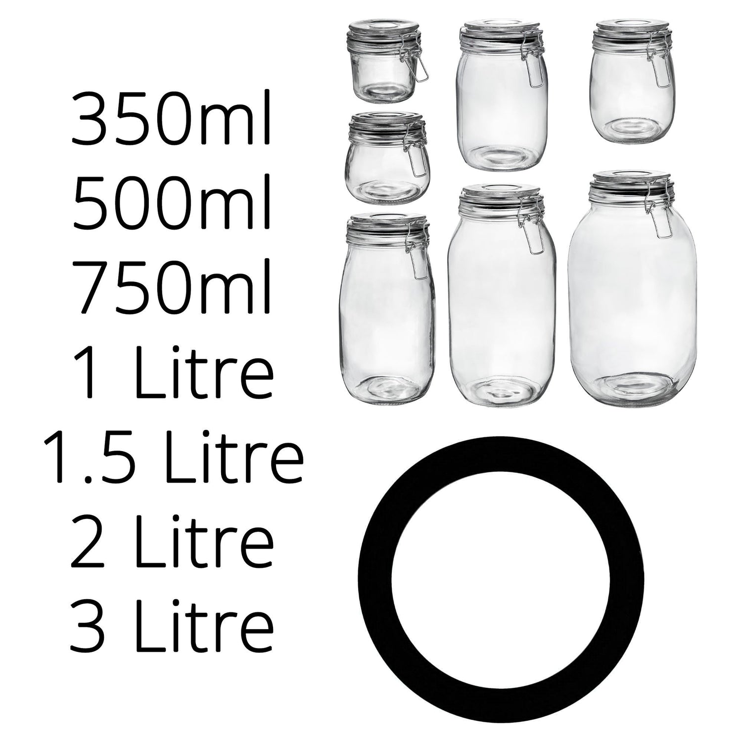 Black Seal - 350ml, 500ml, 750ml, 1Ltr, 2Ltr, 3Ltr