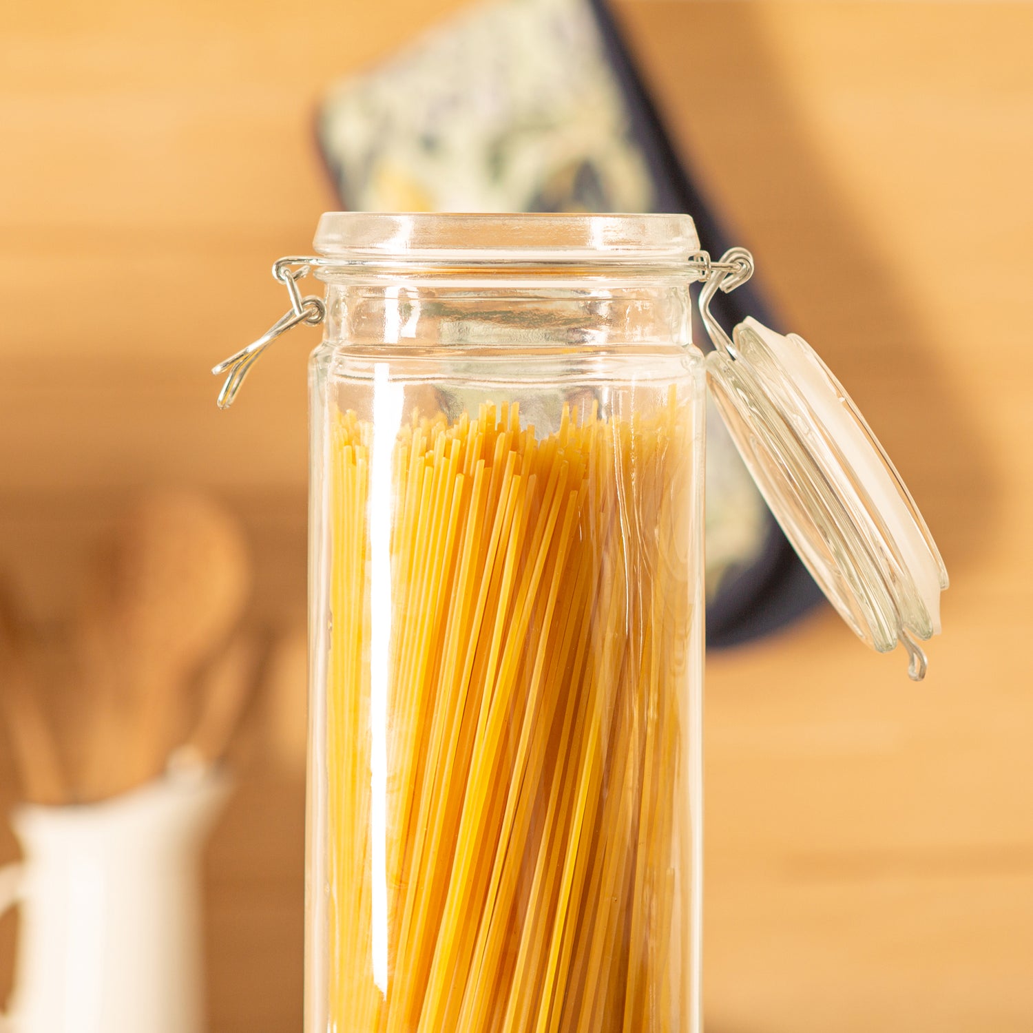 Glass Spaghetti Jar - 2 Litre - Clear Seal