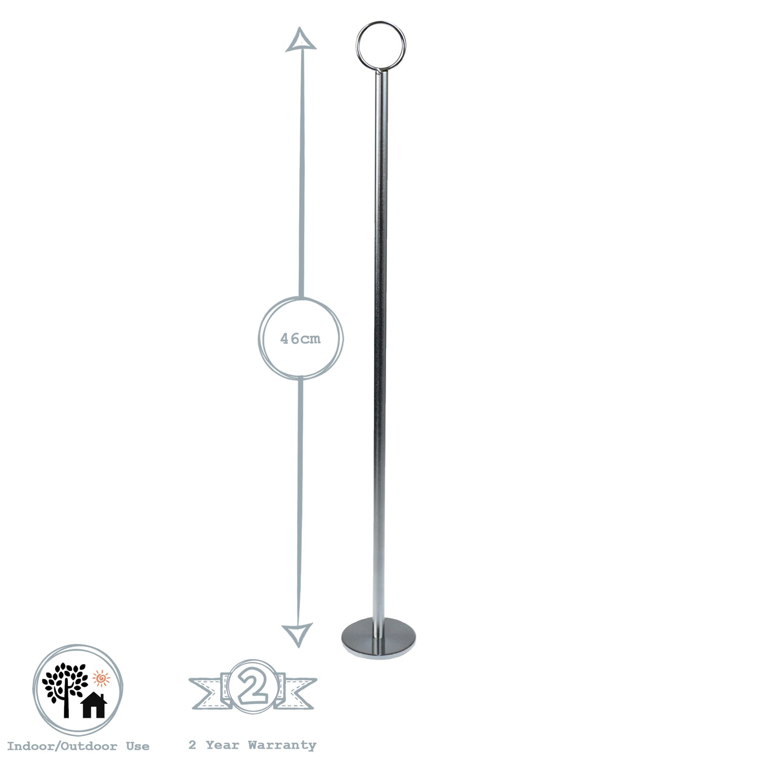 Table Number Holder - 46cm