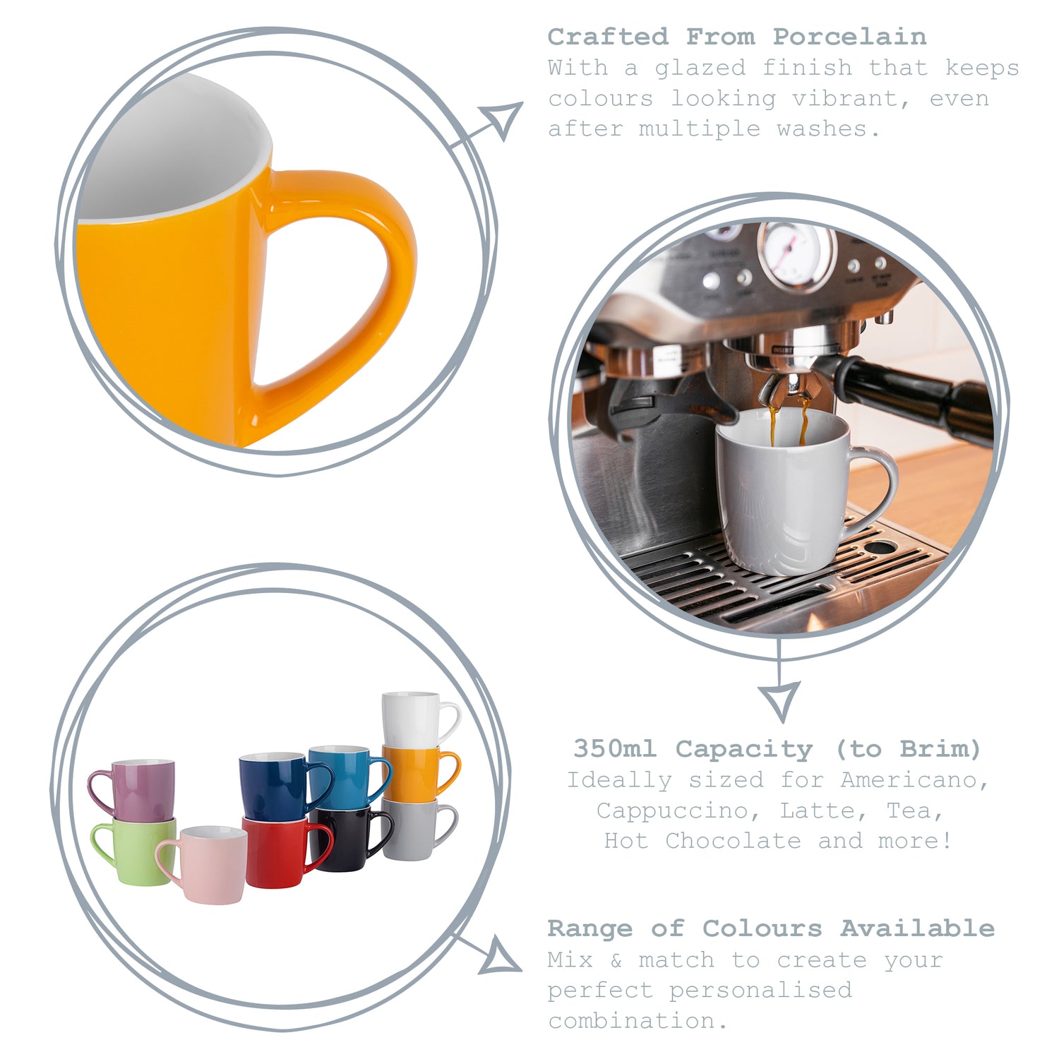 Mug - 350ml - Grey