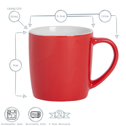 Mug - 350ml - Red