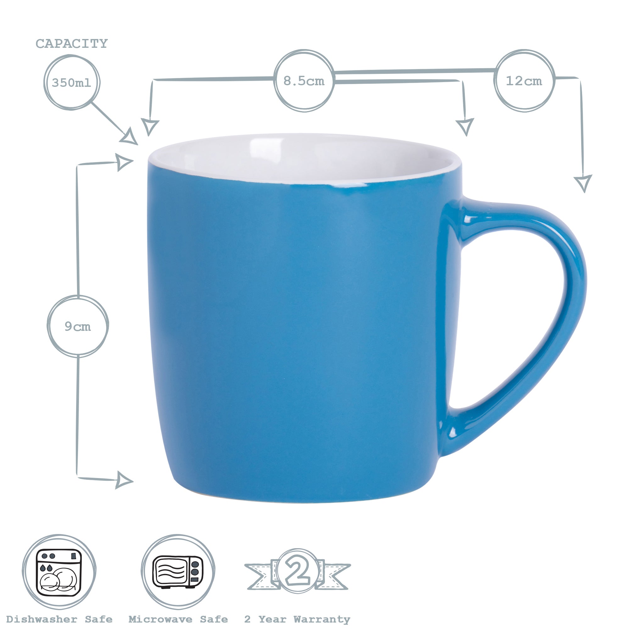 Mug - 350ml - Blue