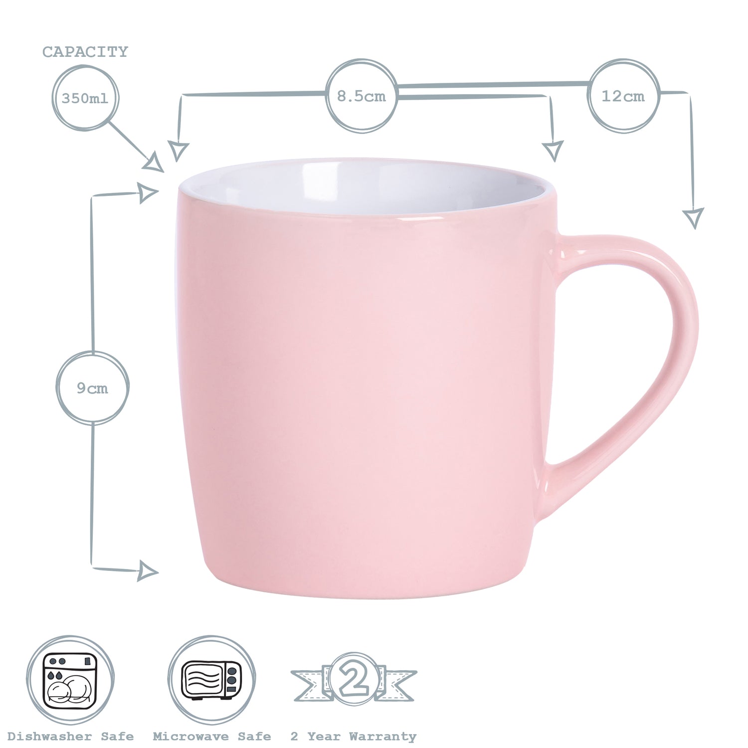 Mug - 350ml - Pink