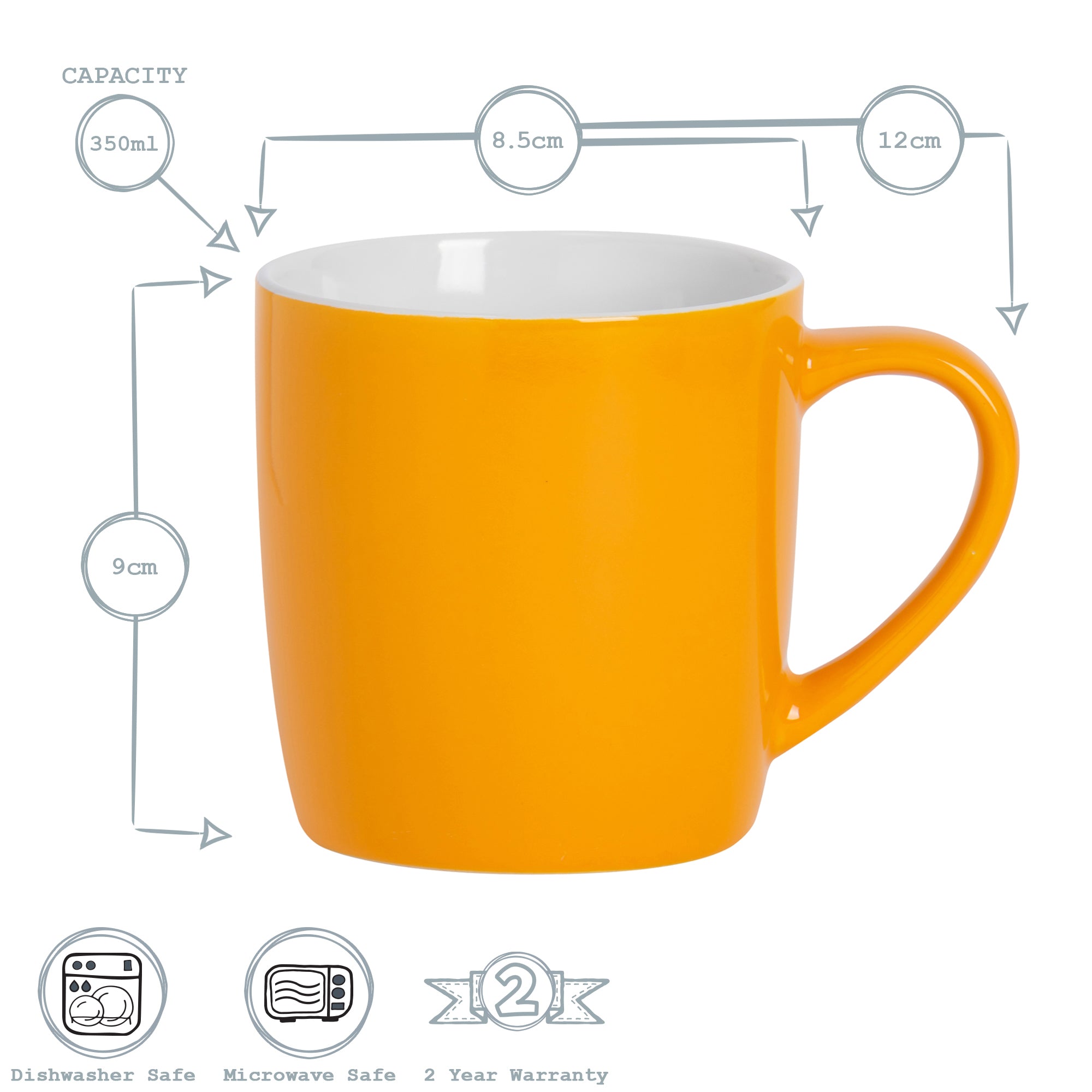 Mug - 350ml - Yellow