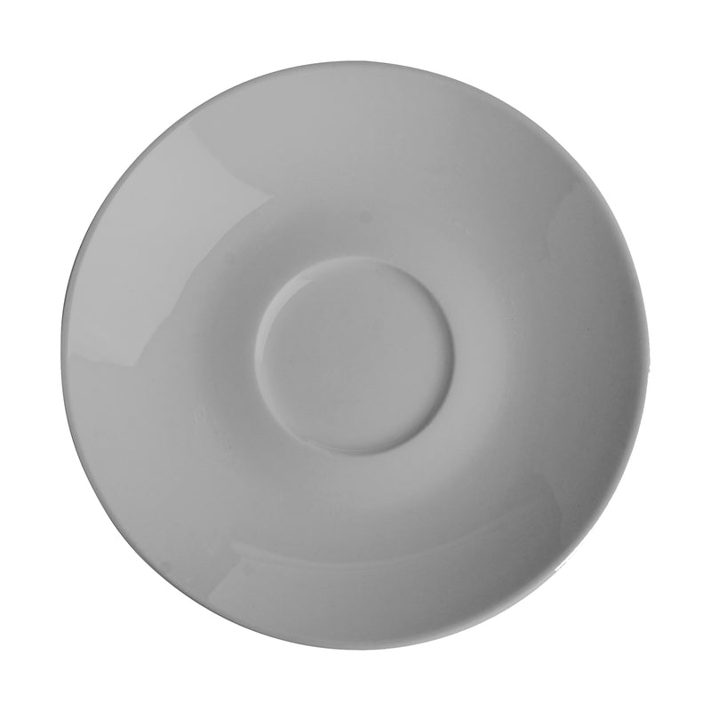 Argon Tableware Cappuccino Saucer - 14cm - Grey