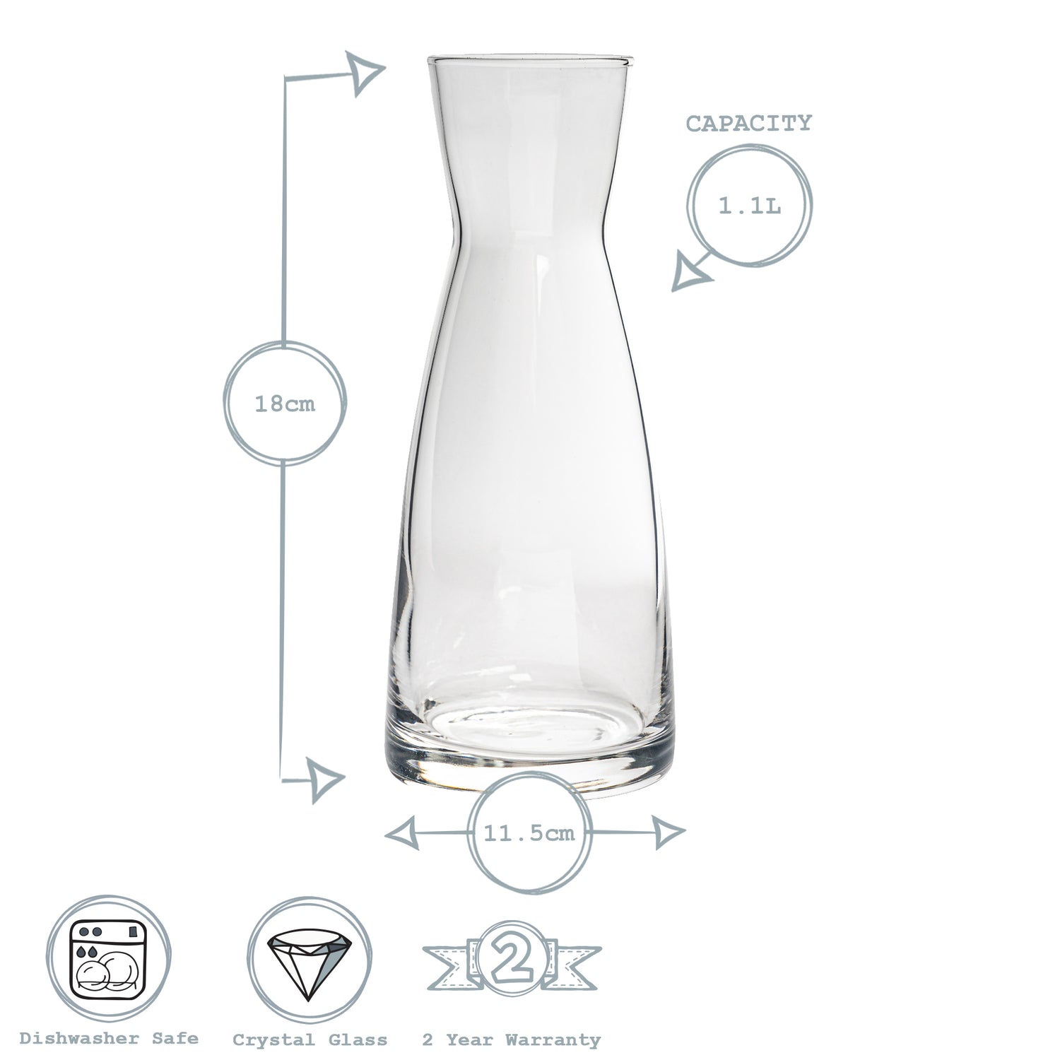 Ypsilon Carafe - 1080ml