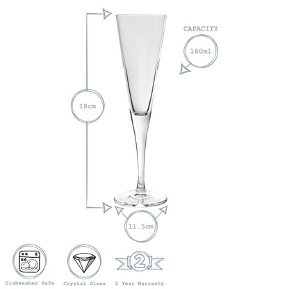 Ypsilon Flute Champagne Flute - 160ml