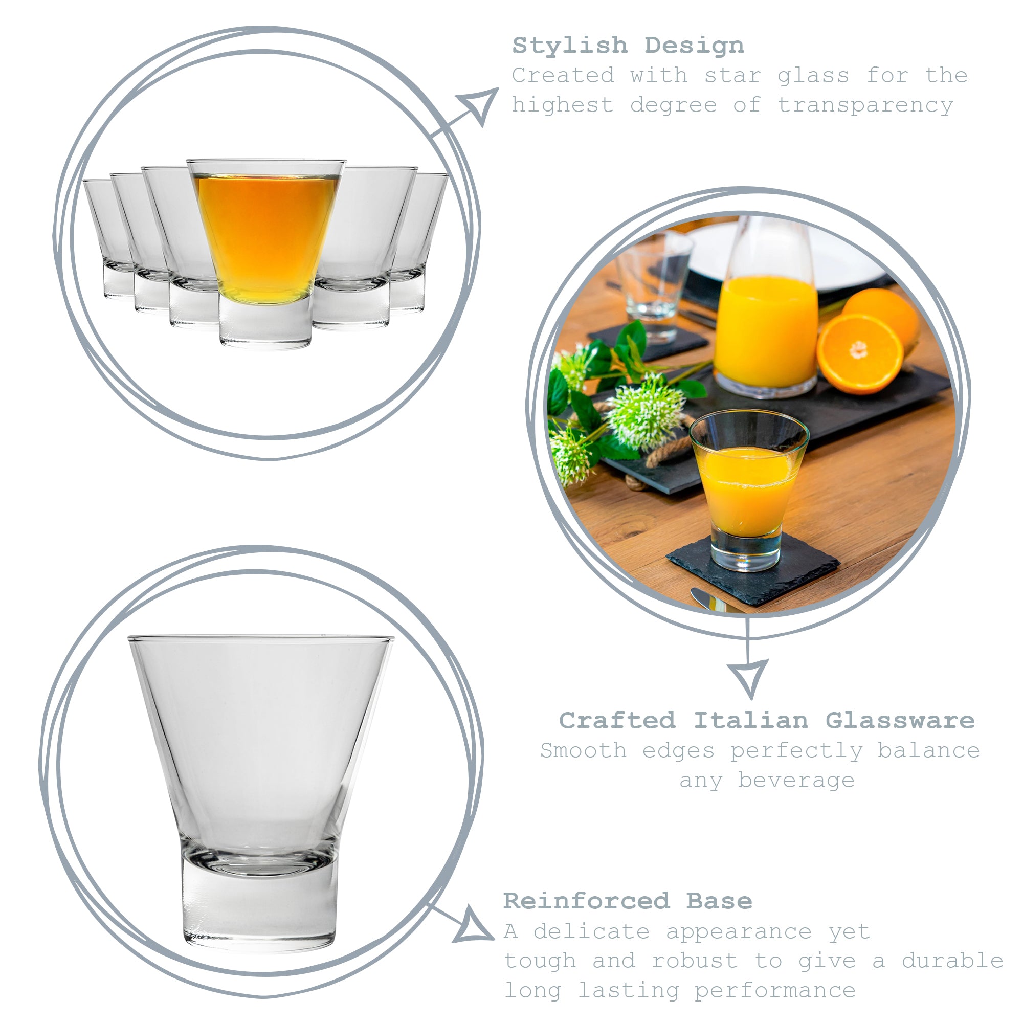 Ypsilon Whisky Tumbler - 250ml