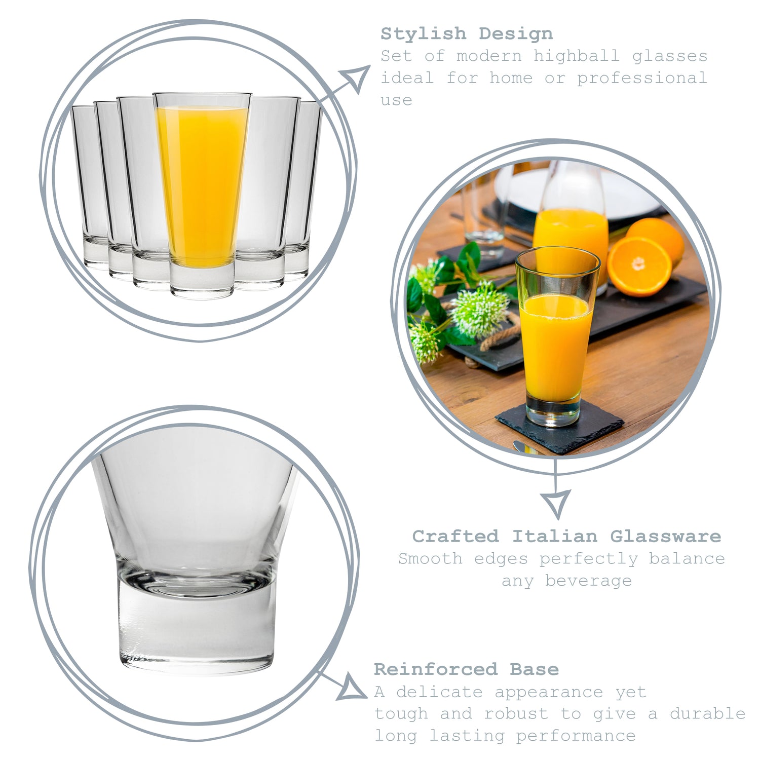 Ypsilon Highball Glass - 320ml