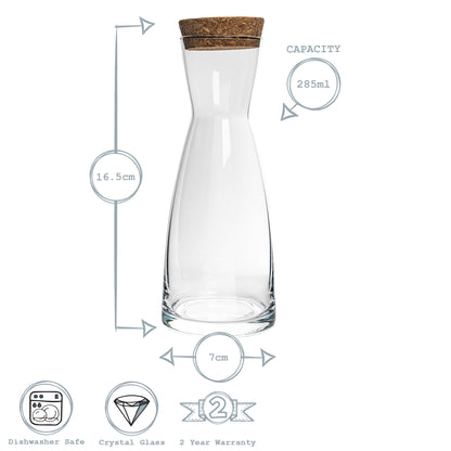 Ypsilon Carafe with Cork Lid - 285ml