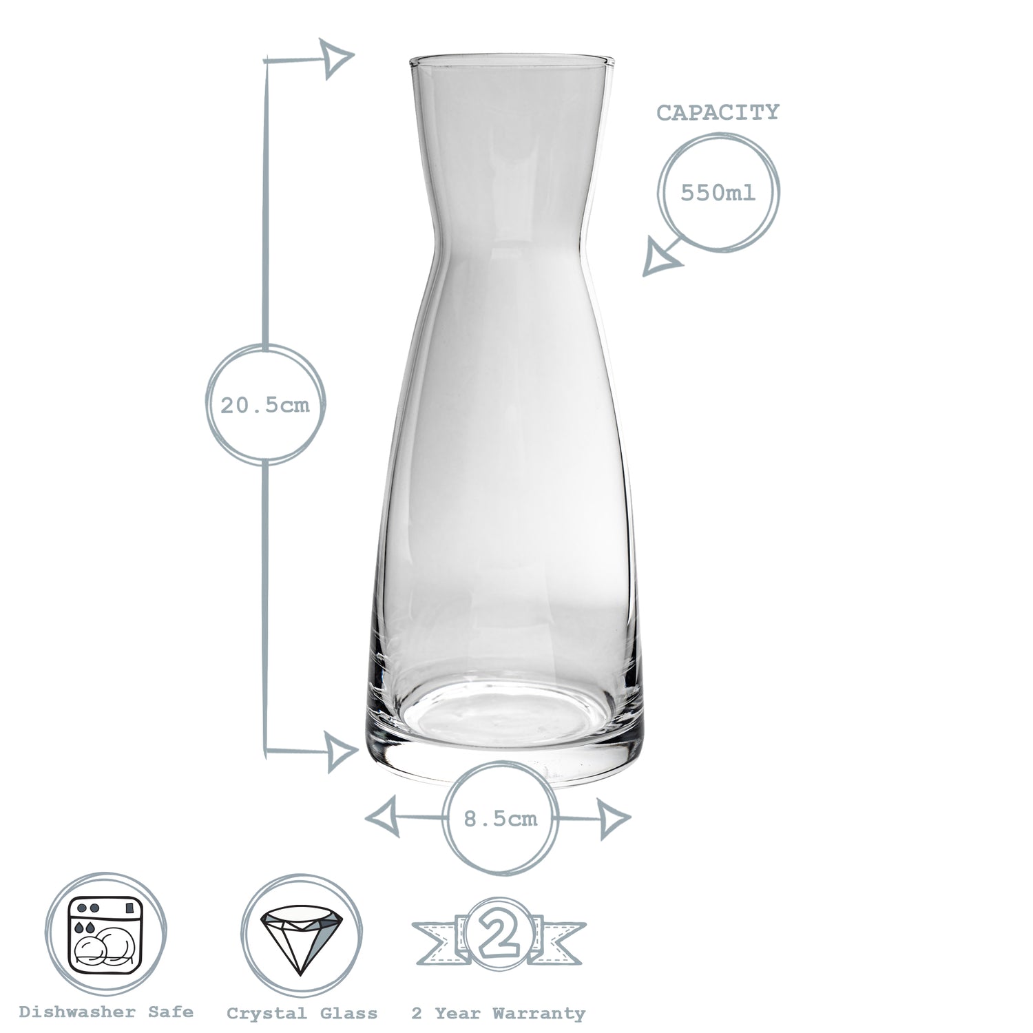 Ypsilon Carafe - 550ml
