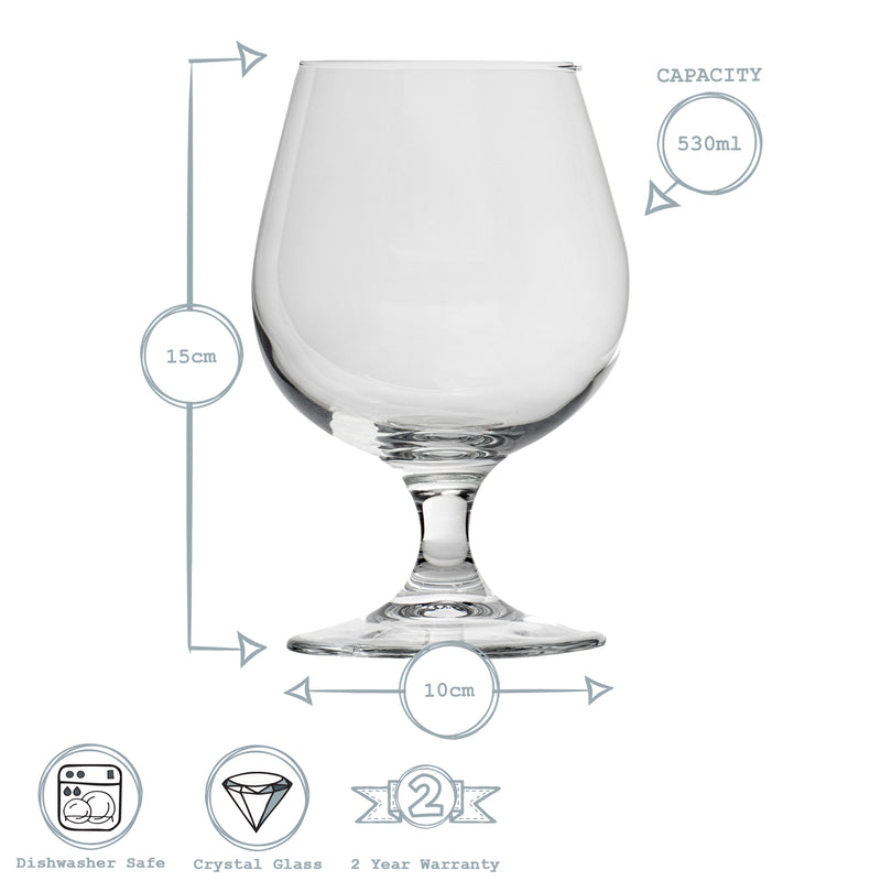 Bormioli Rocco Snifter Beer Glass - 530ml