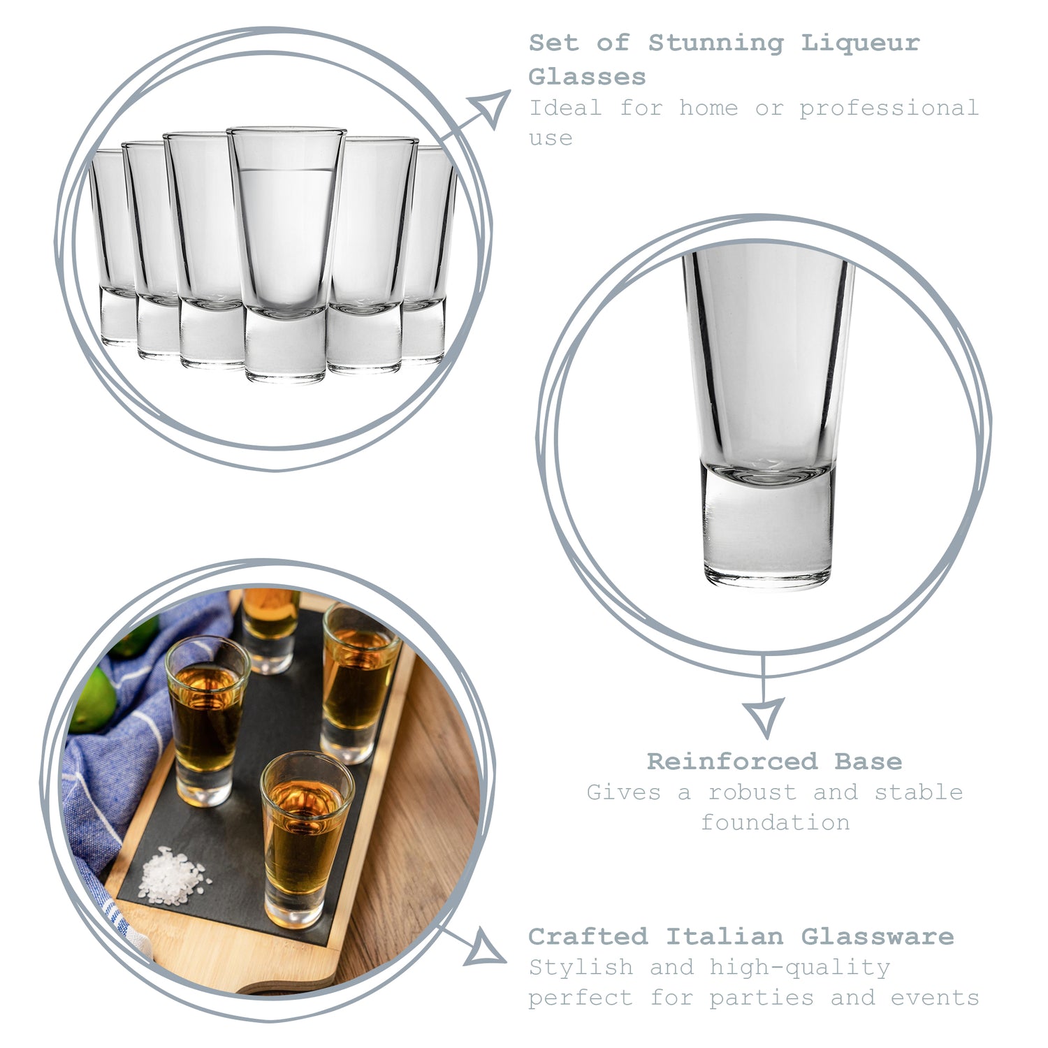 Ypsilon Shot Glass - 70ml