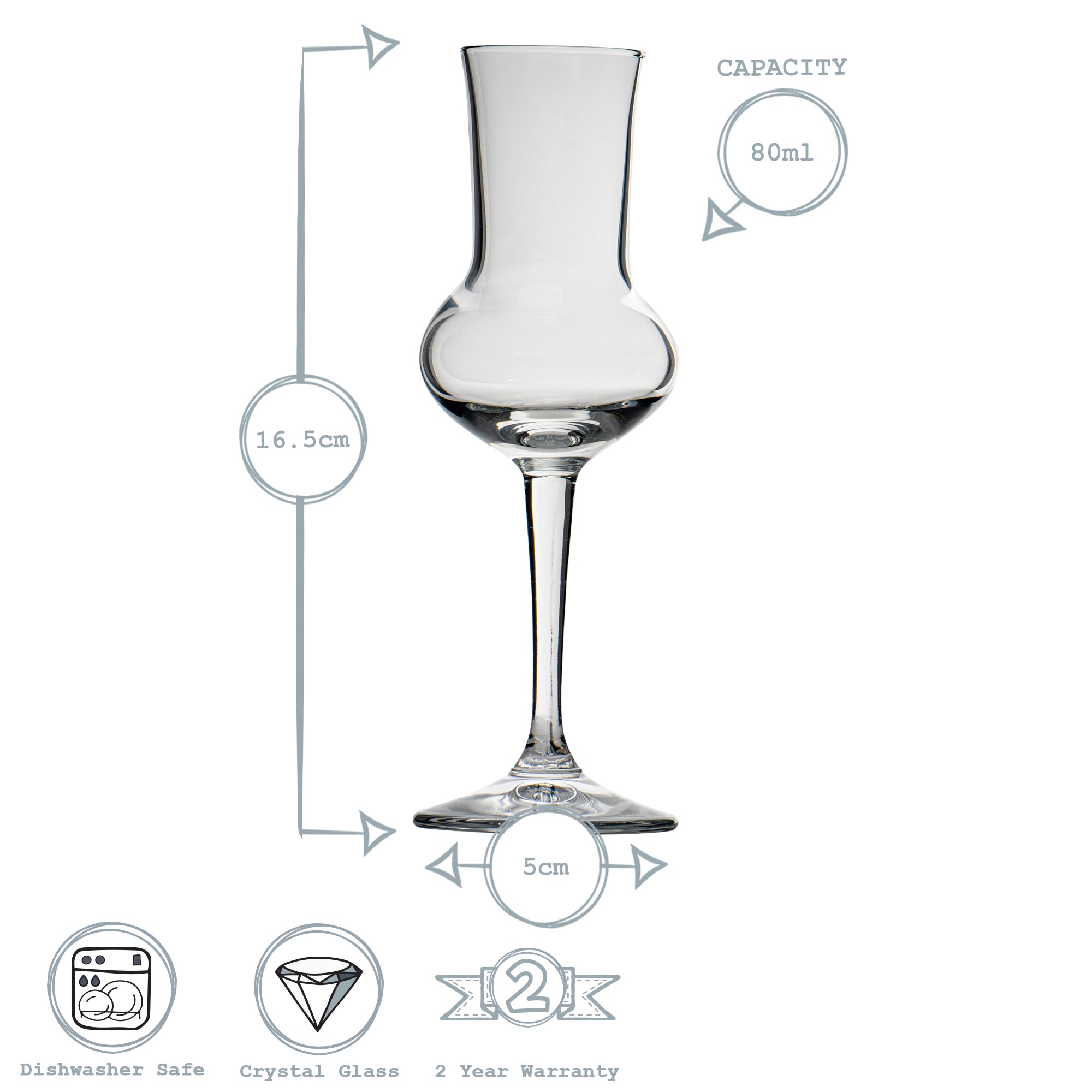 Grappa Glass - 80ml