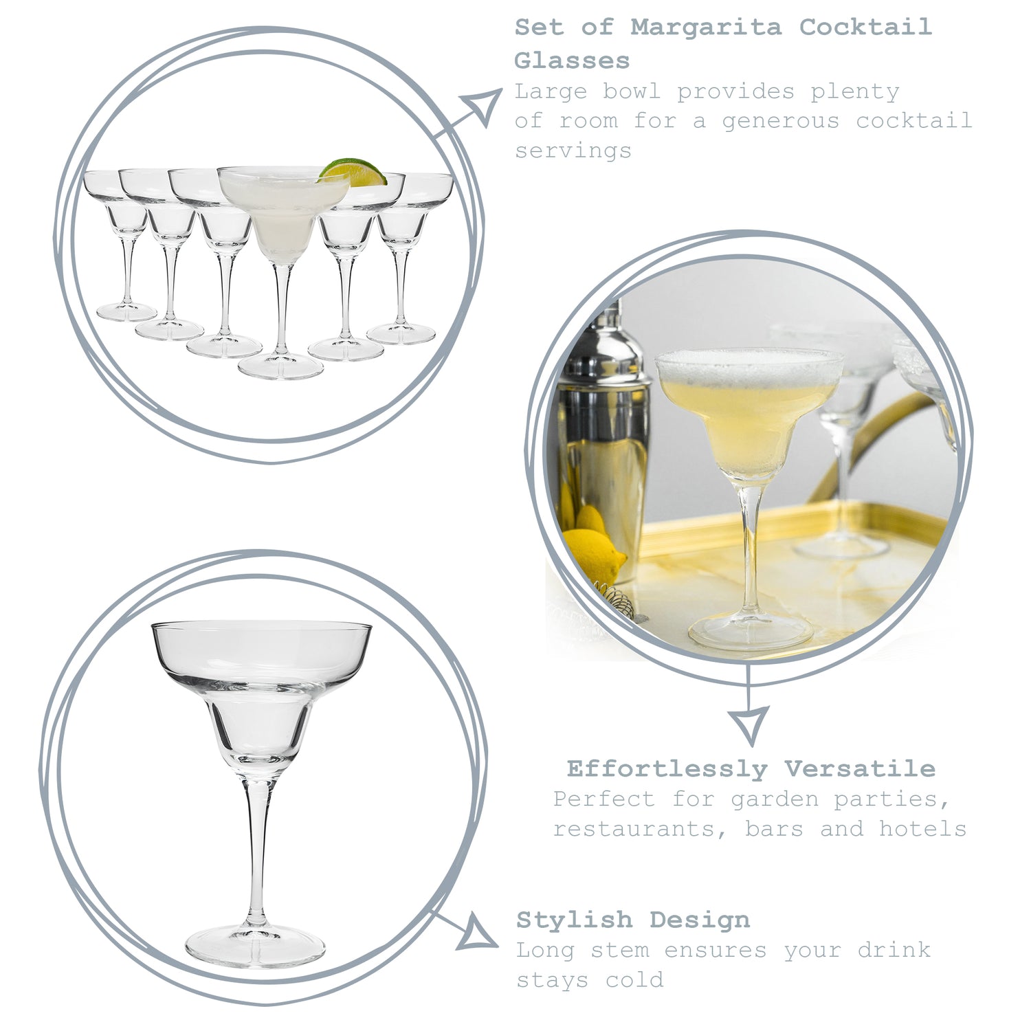 Ypsilon Margarita Glass - 330ml