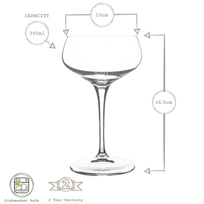 Bartender Champagne Saucer - 305ml