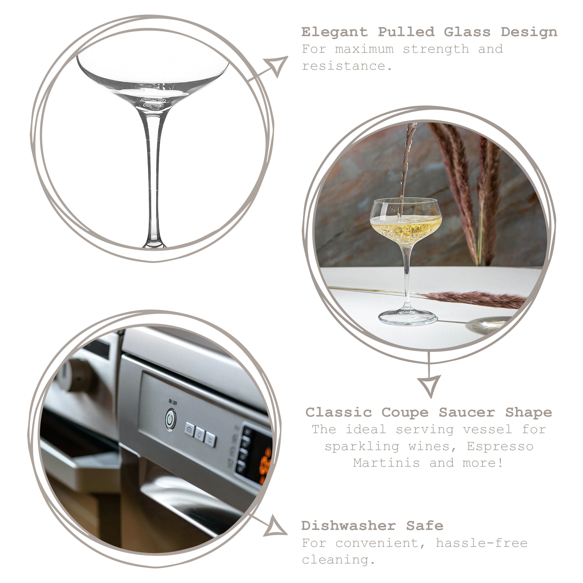 Bartender Champagne Saucer - 305ml
