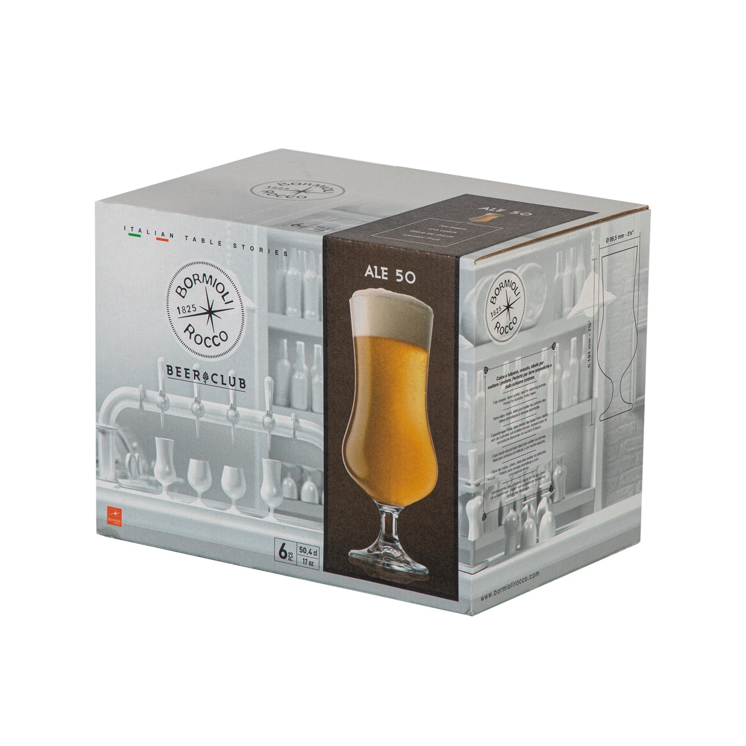 Ale Cal 500ml Glass