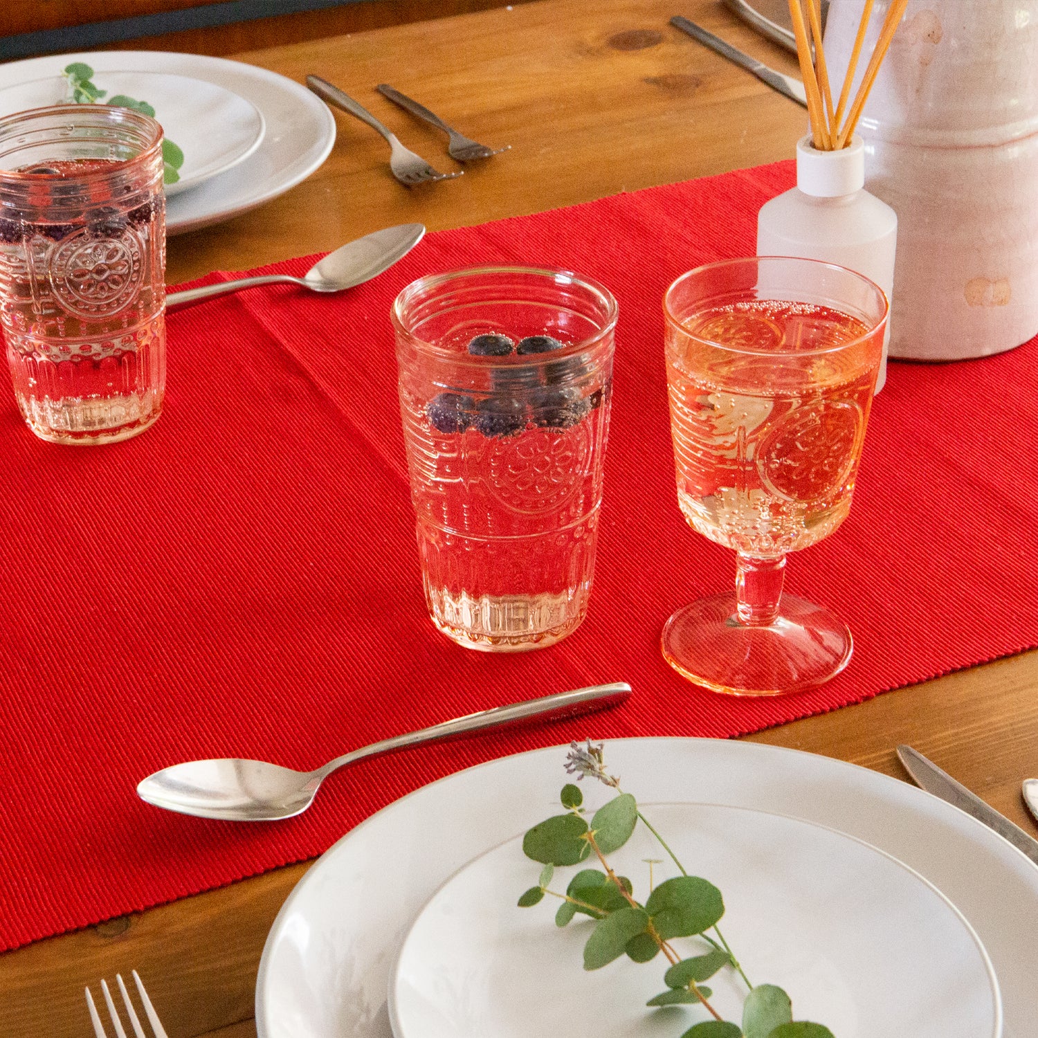 Romantic Wine Glass - 320ml - Pink