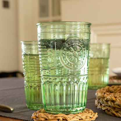 Romantic Highball Glass - 340ml - Green
