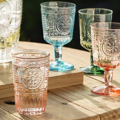 Romantic Wine Glass - 320ml - Pink