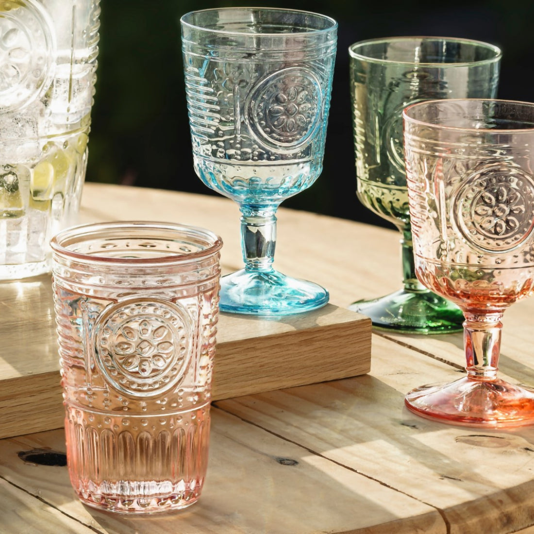Romantic Wine Glass - 320ml - Green