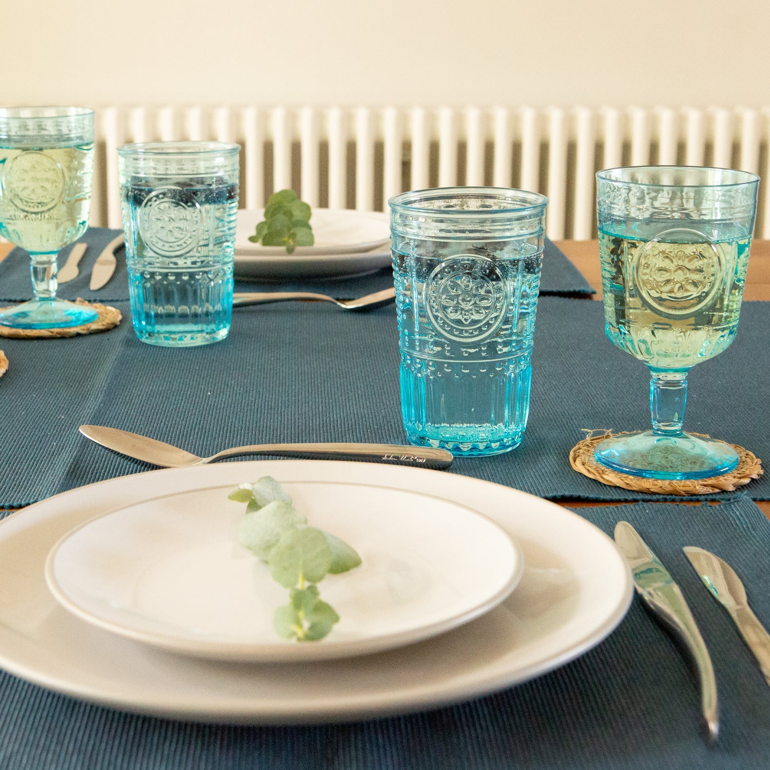 Romantic Highball Glass - 340ml - Blue