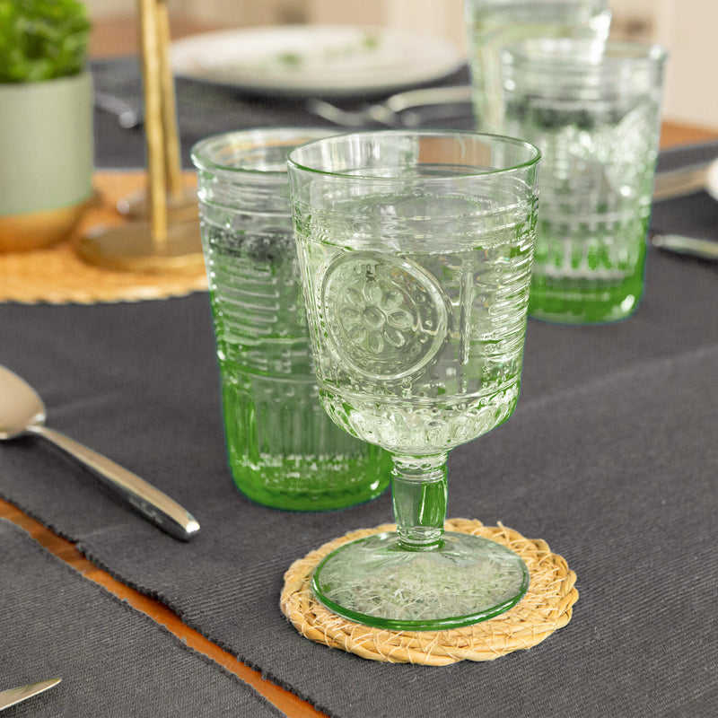 Bormioli Rocco Romantic Wine Glass - 320ml - Green