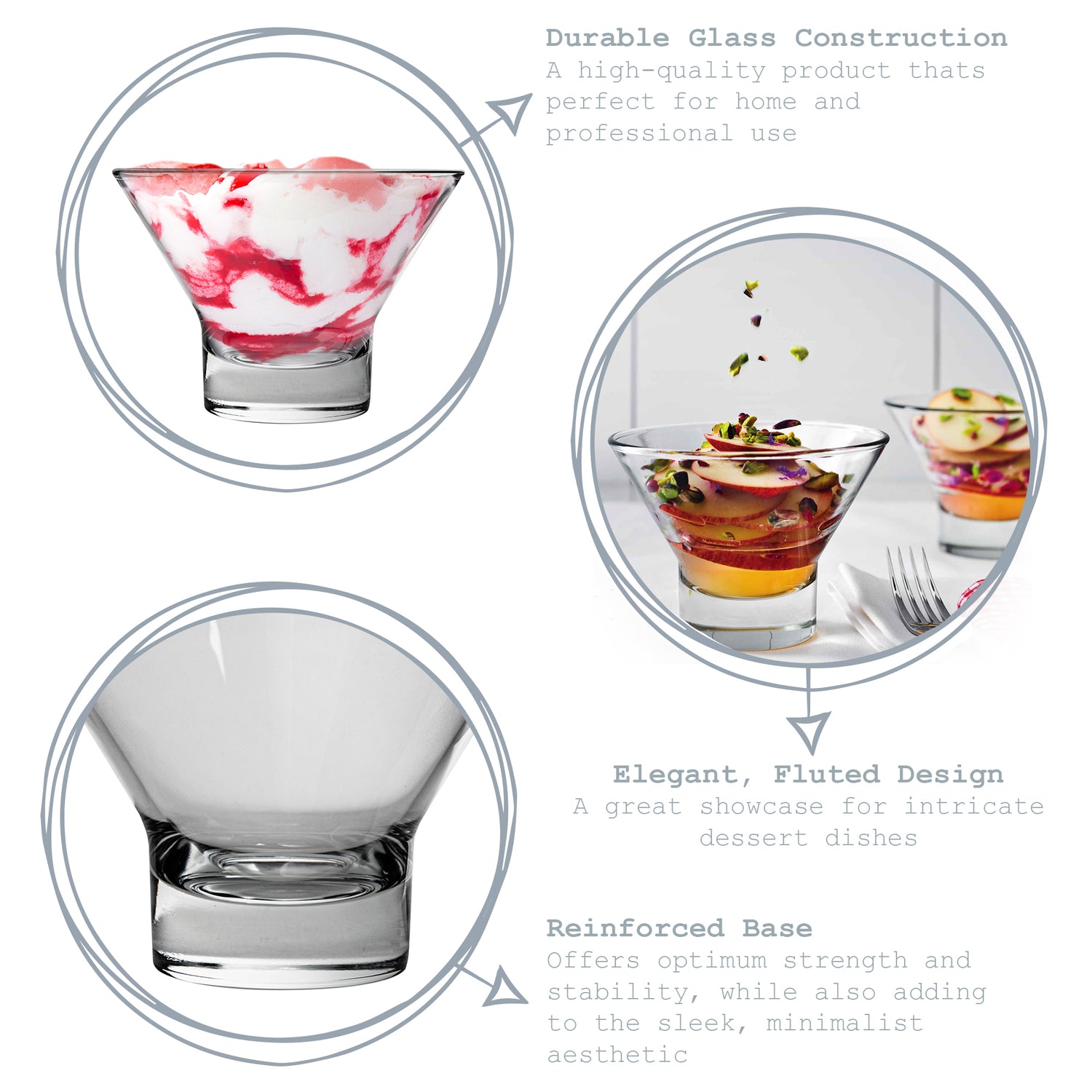 Ypsilon Dessert Bowl - 13cm