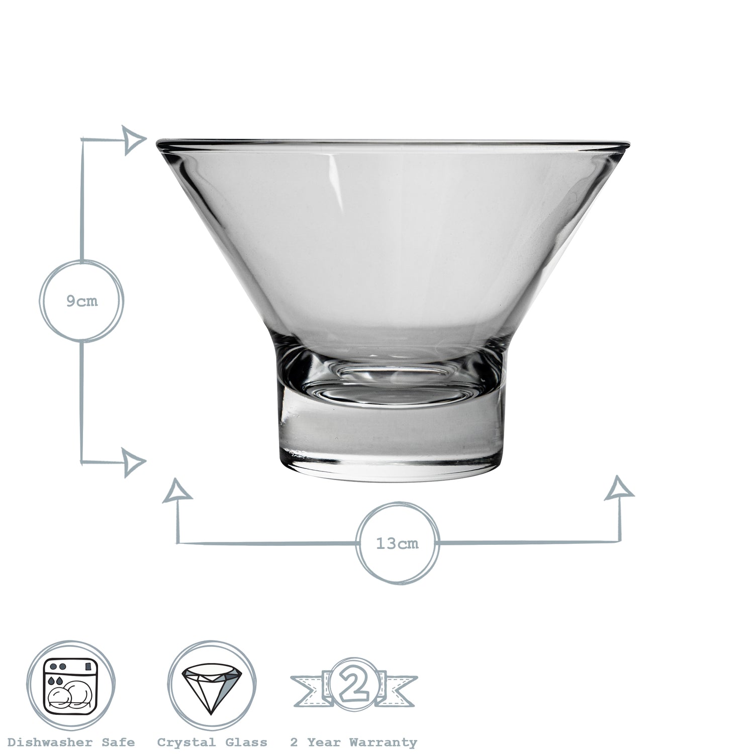 Ypsilon Dessert Bowl - 13cm