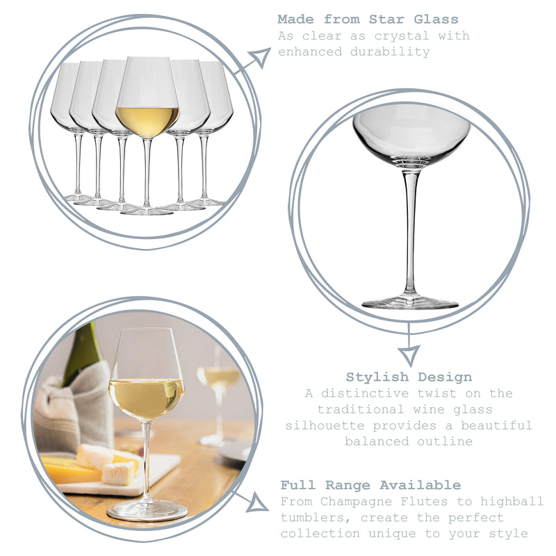 Bormioli Rocco Inalto Uno White Wine Glass - 380ml