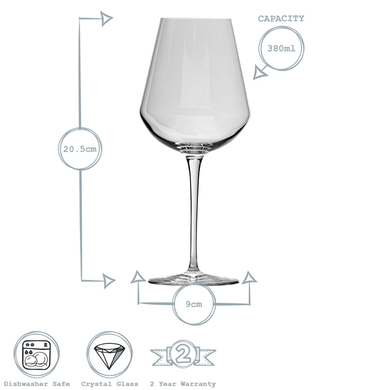 Bormioli Rocco Inalto Uno White Wine Glass - 380ml