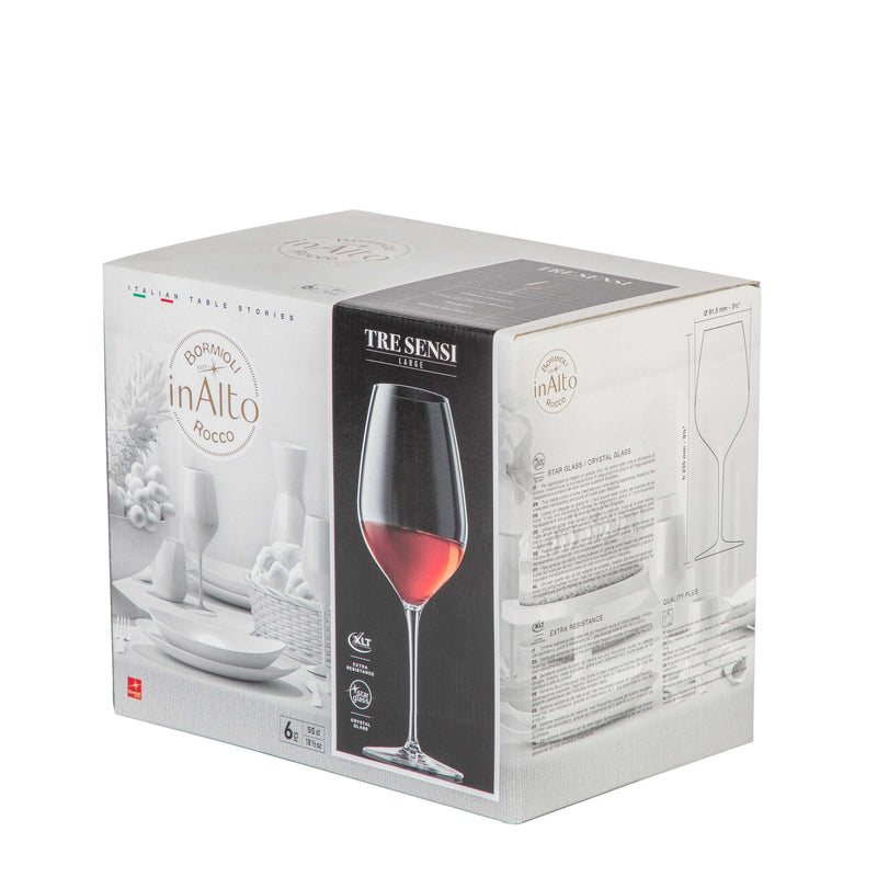 Bormioli Rocco Inalto Tre Sensi Red Wine Glass - 550ml