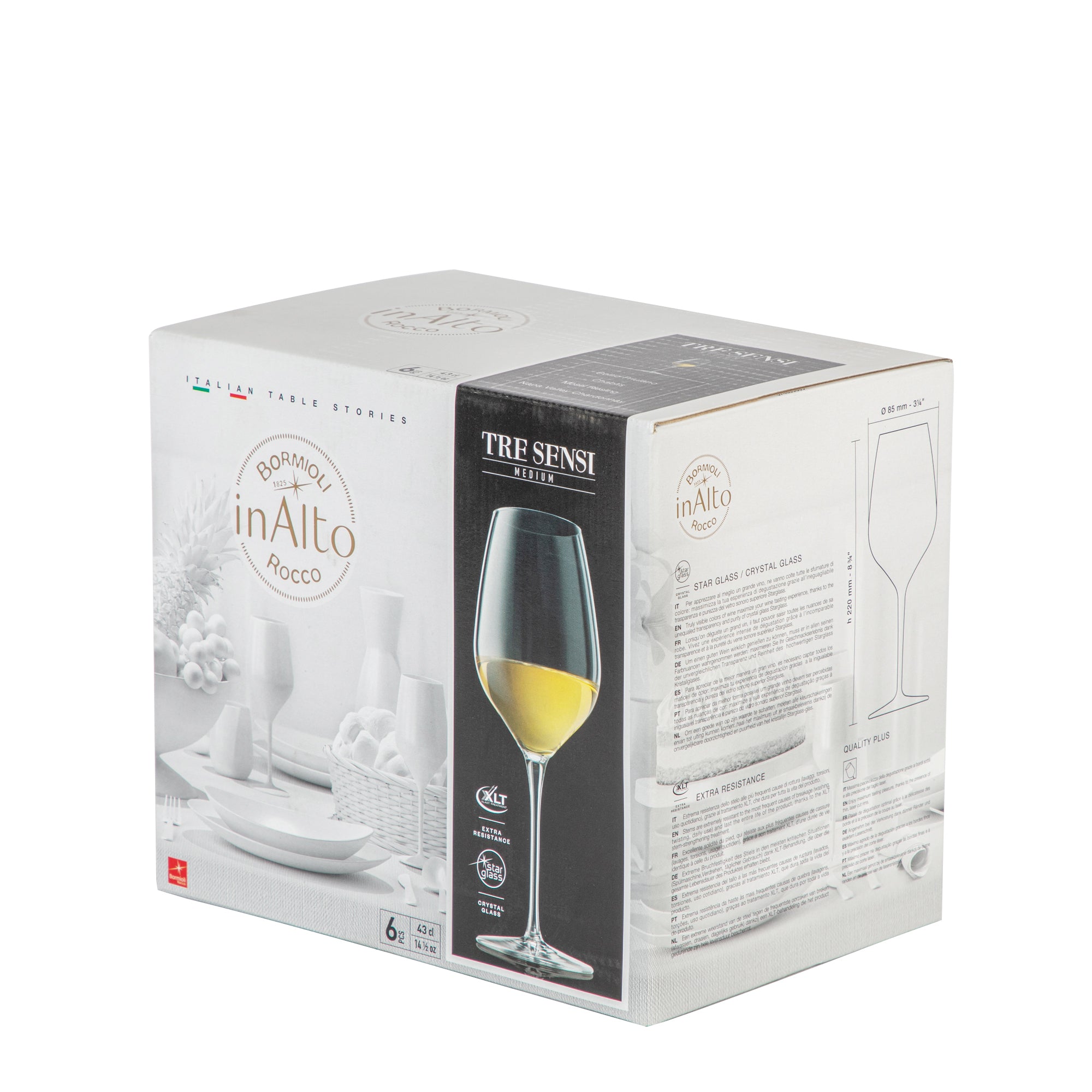 Inalto Tre Sensi White Wine Glass - 430ml