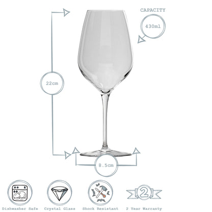 Inalto Tre Sensi White Wine Glass - 430ml