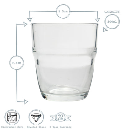 Modulo Water Glass - 305ml - Clear