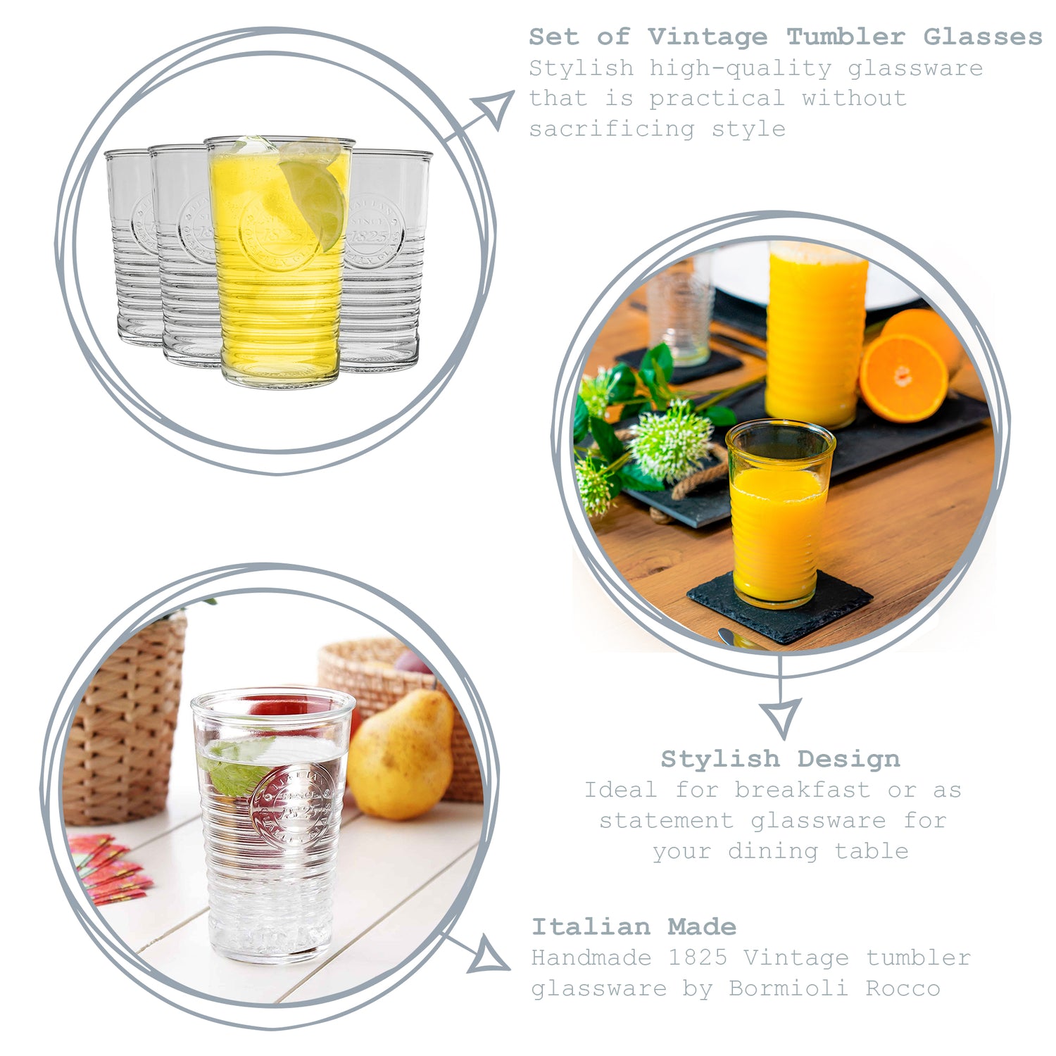 Officina Highball Glass - 325ml