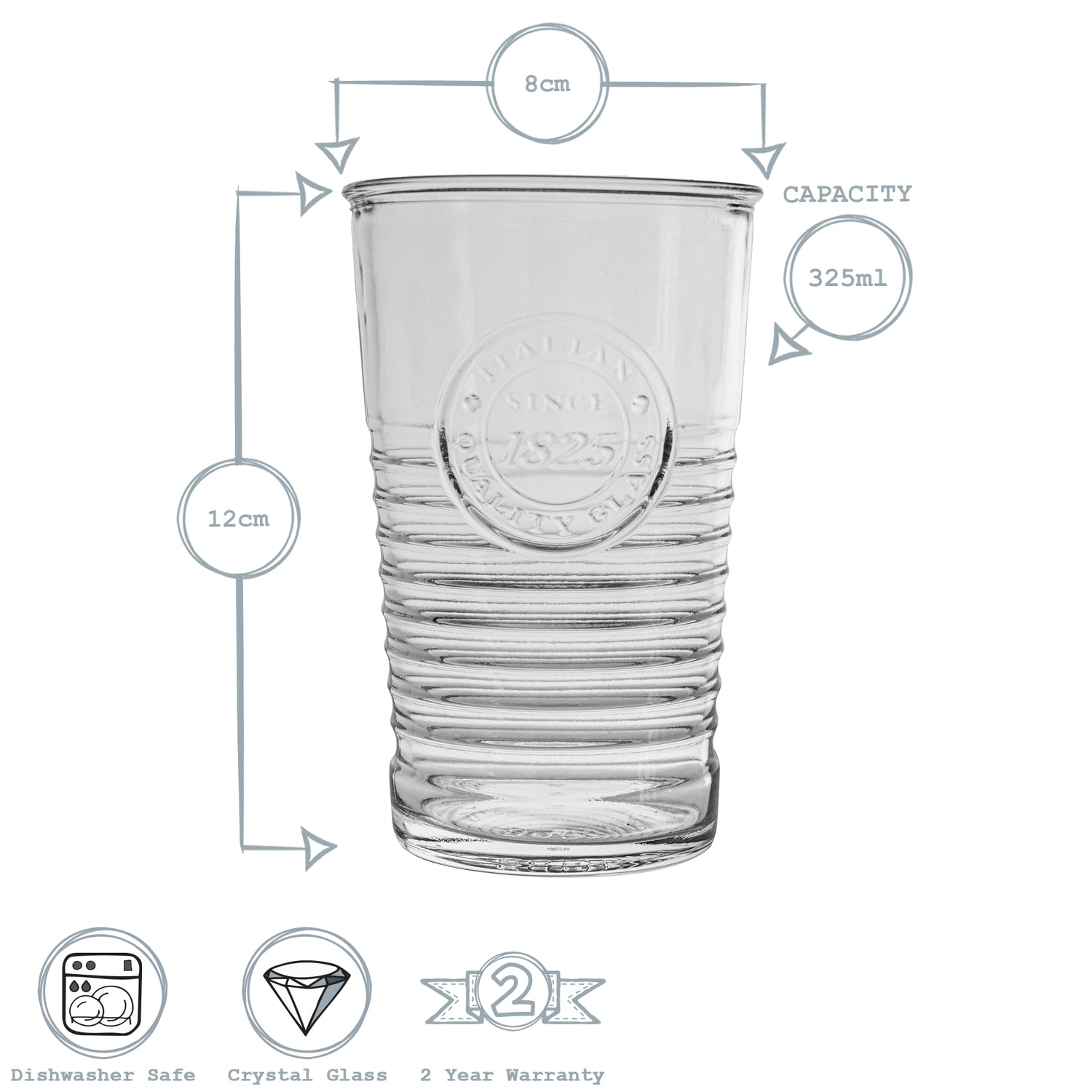 Officina Highball Glass - 325ml