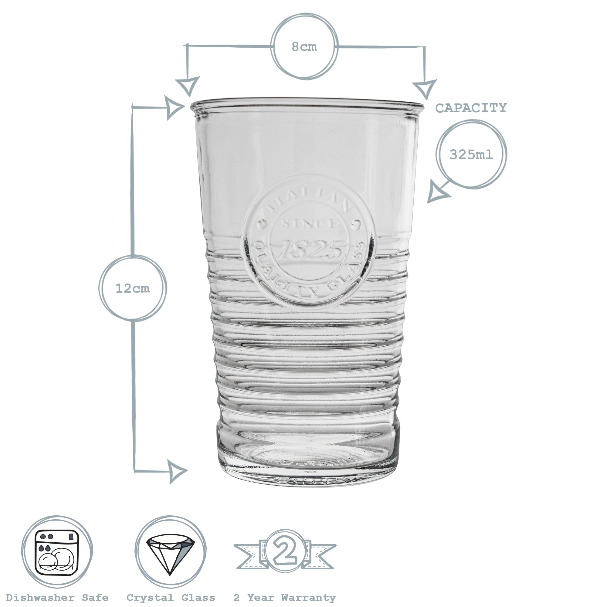 Officina Highball Glass - 325ml
