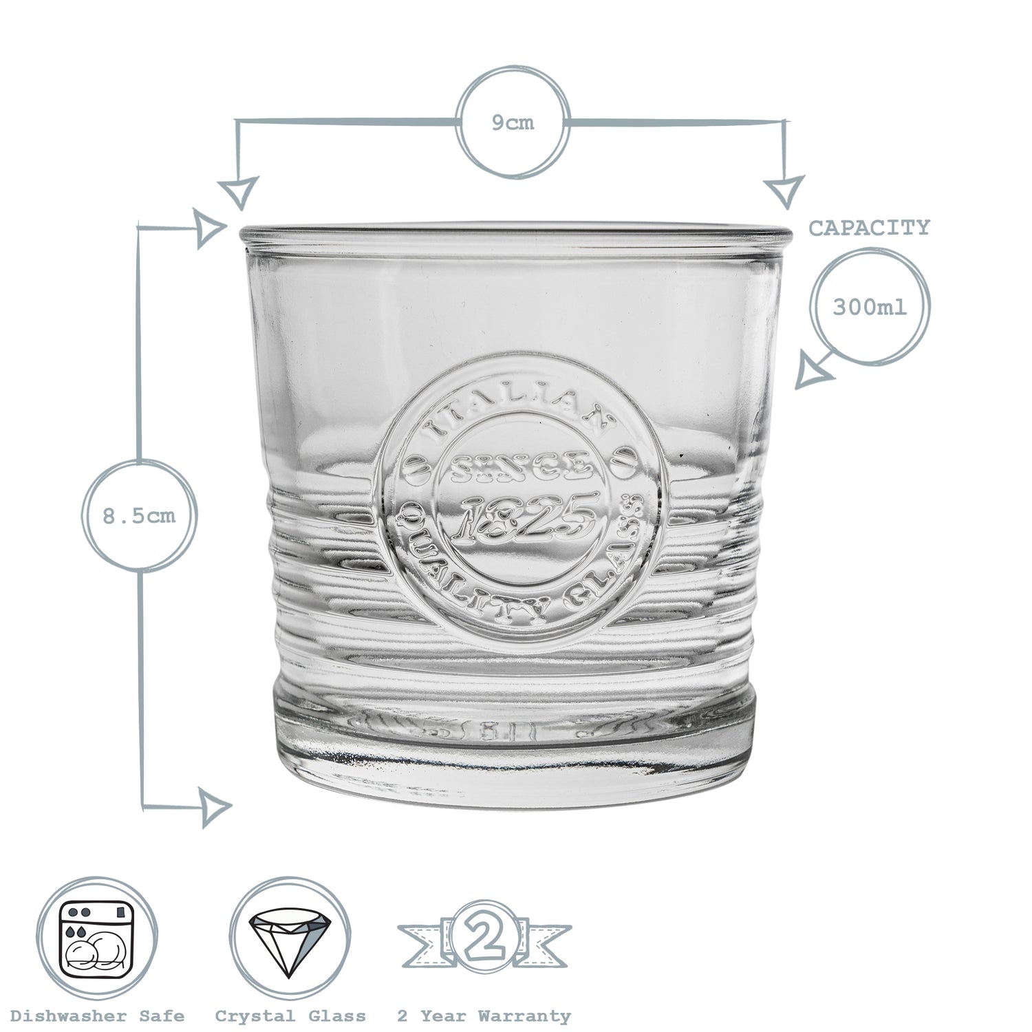 Officina Double Old Fashioned Tumbler - 300ml