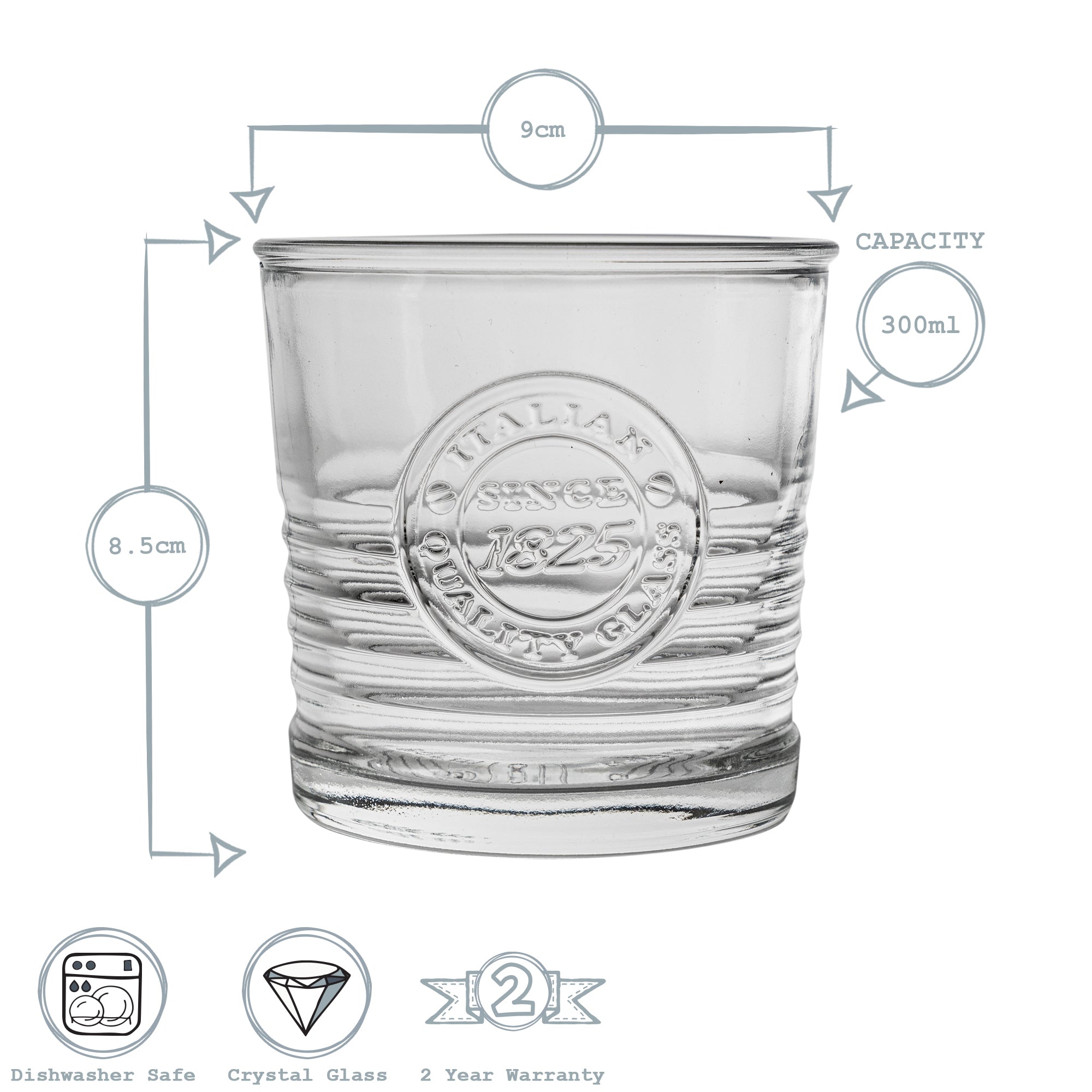 Officina Double Old Fashioned Tumbler - 300ml