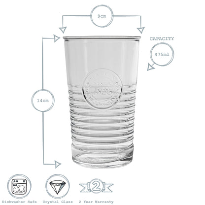 Officina Highball Glass - 475ml