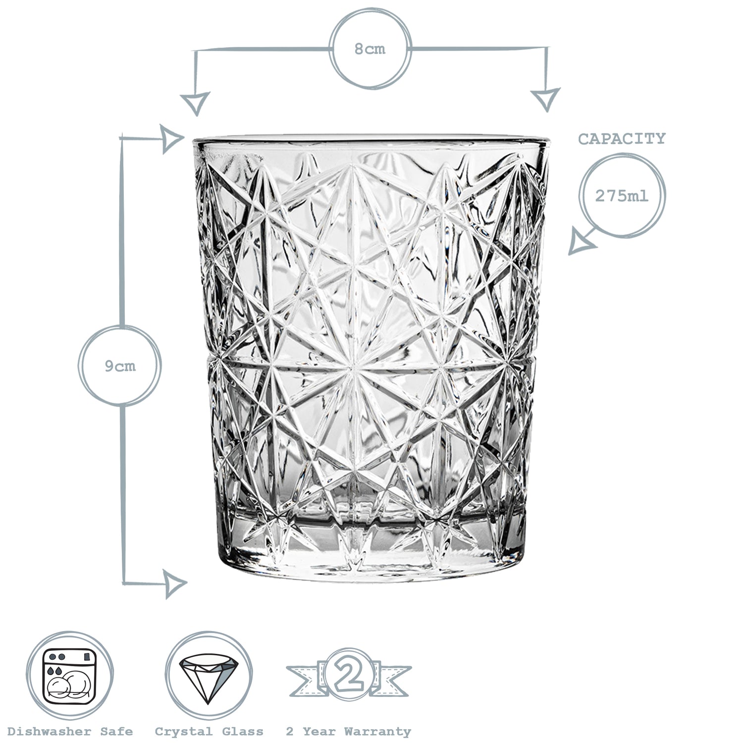 Lounge Whisky Tumbler - 275ml