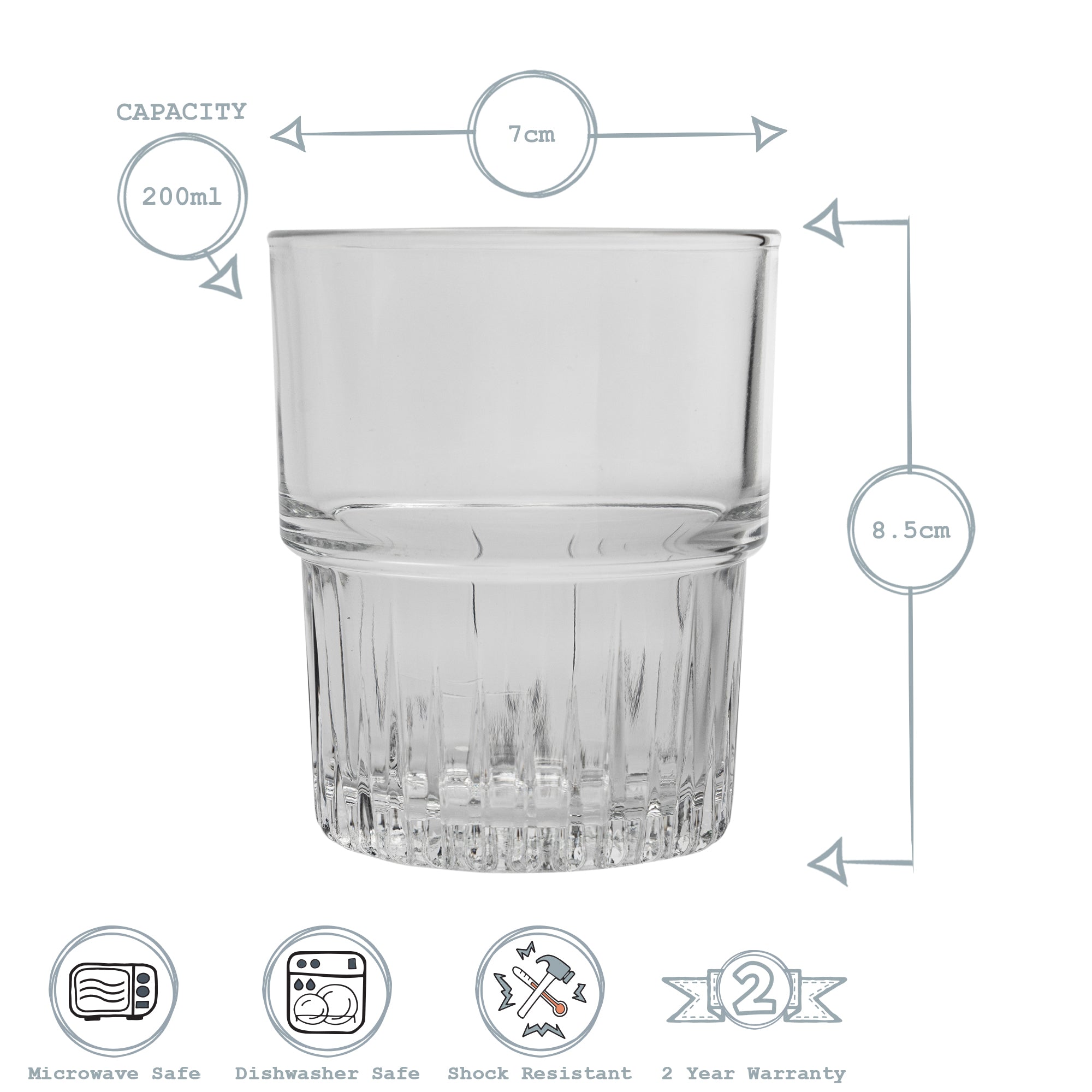 Empilable Stacking Tumbler - 200ml