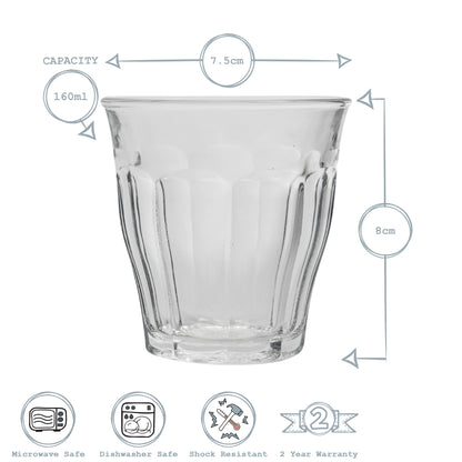 Picardie Tumbler - 160ml - Clear