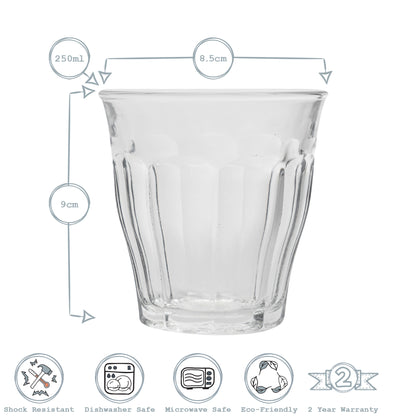 Picardie Tumbler - 250ml - Clear
